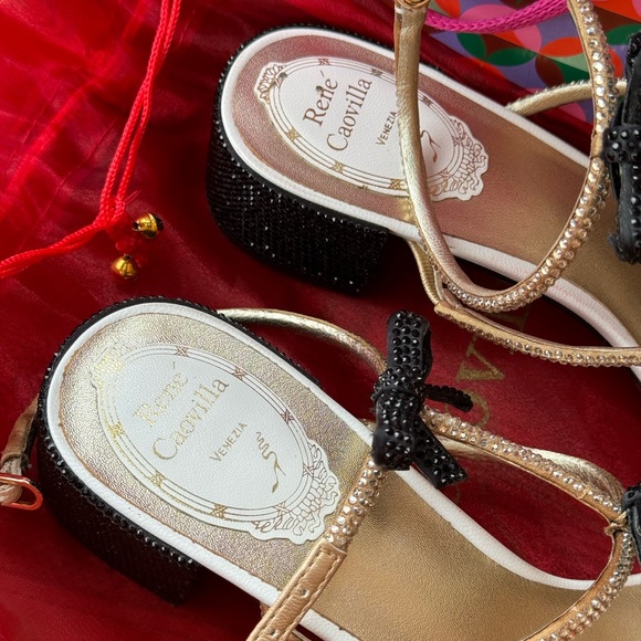 Rene Caovilla Bow sandal（SOLD） - Picture 6 of 11